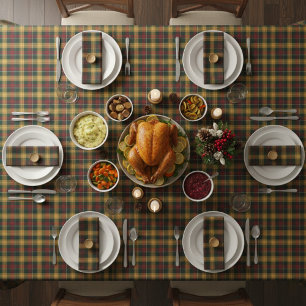 plaid tablecloth