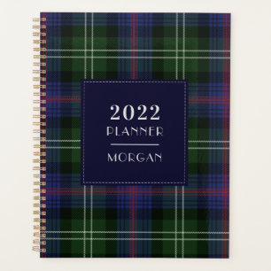 Plaid Tartan 2022 Clan Sutherland Chequered Planner