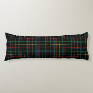 plaid tartan body pillow