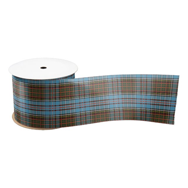 Plaid Tartan Clan Anderson Plaid Chequered Satin Ribbon (Spool)