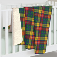 Plaid Tartan Clan Buchanan Red Yellow Green Check