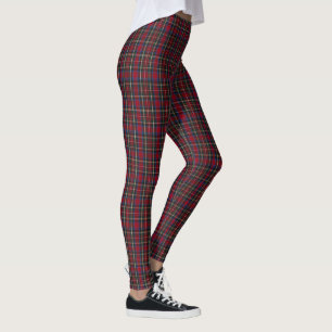 Plaid Tartan look Yoga Christmas Holiday Running Leggings