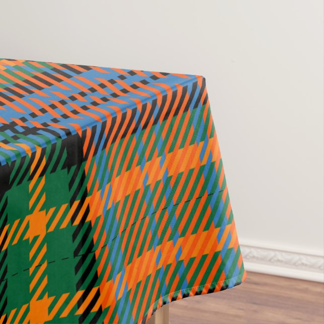 Plaid Tartan Scottish Clan Murray Chequered Tablecloth (In Situ)