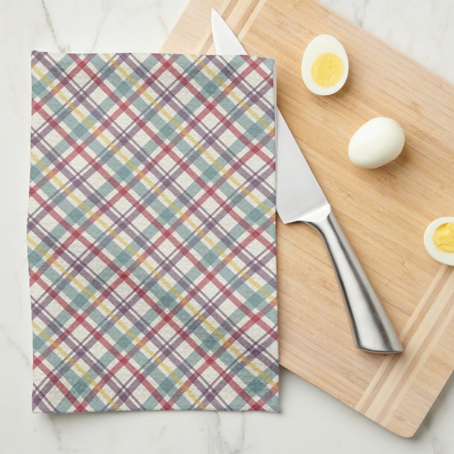 Plaid Tea Towel (Quarter Fold)