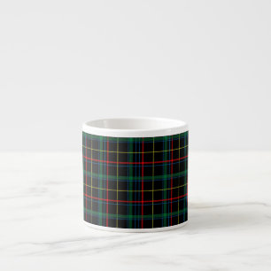 Plaid Texture with Black Background-25774 Espresso Cup