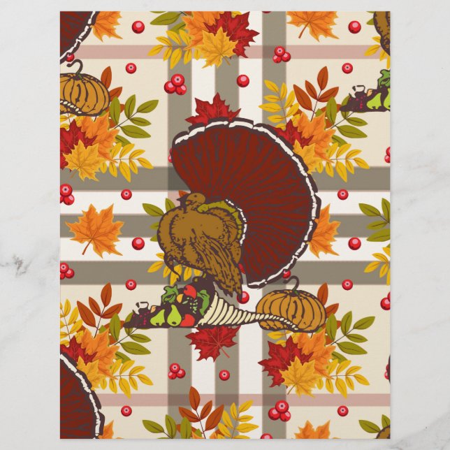 plaid thanksgiving turkey (Front)