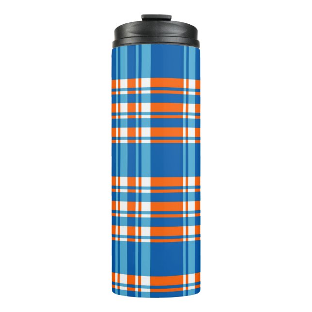Plaid Thermal Tumbler (Front)