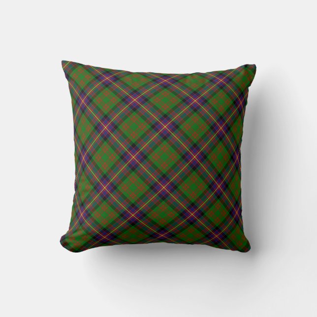 Plaid Throw Pillow Cochrane Tartan Pillow (Front)