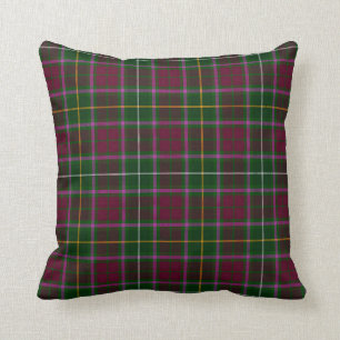 Plaid Throw Pillow Crosbie Tartan Pillow