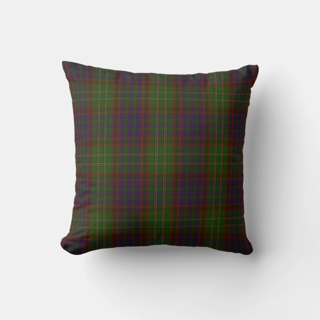 Plaid Throw Pillow Cunningham Hunting Modern Tarta (Front)