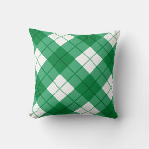 Plaid Throw Pillows Bias Plaid Tartan Pillow
