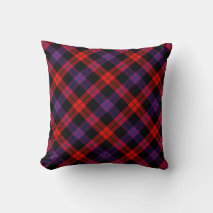 Plaid Throw Pillows Brown Modern Tartan Pillow