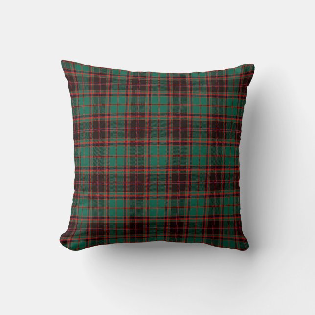 Plaid Throw Pillows Buchan Ancient Tartan Pillow (Front)
