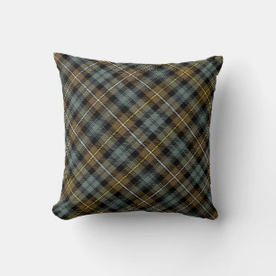 Plaid Throw Pillows Campbell Argyll Weathered
