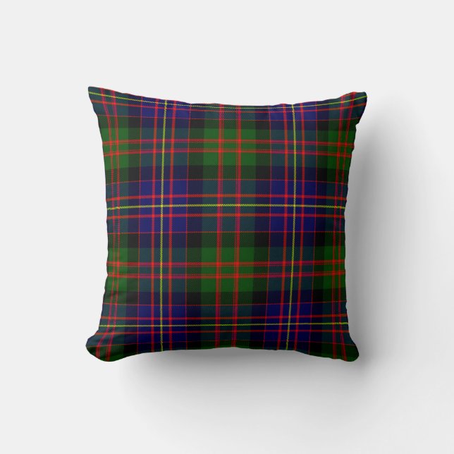 Plaid Throw Pillows Chalmers Tartan Pillow (Front)