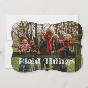 Plaid Tidings Holiday Card