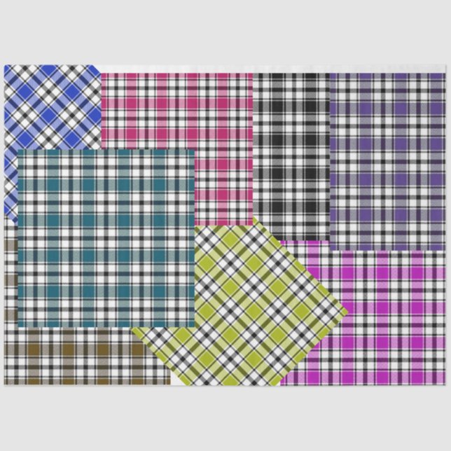 Plaid Tissue Paper HAMbyWG (Front)