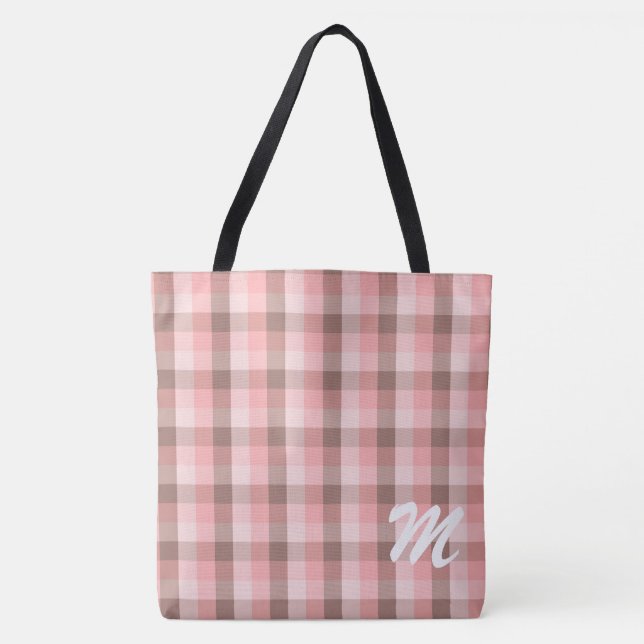 Plaid Tote Bag (Front)