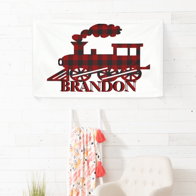 Plaid train personalised  banner (Insitu)