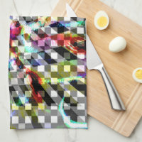 Plaid twisted under coloured spots, scandalous st