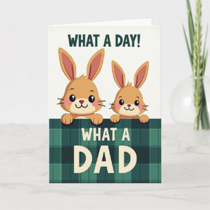 Plaid What A Dad Graphic Card