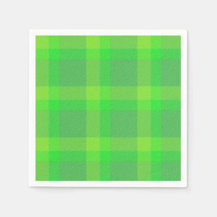 Plaid With Added Design Napkins
