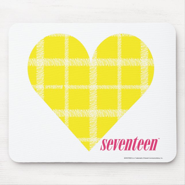 Plaid Yellow 2 Mouse Pad (Front)
