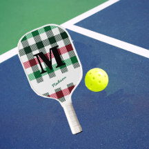 Plaids Preppy Colours Custom Monogram & Name