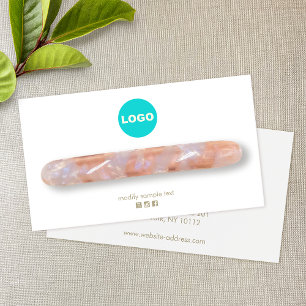 Plain Add You Logo Hairclip Barrette Display Card