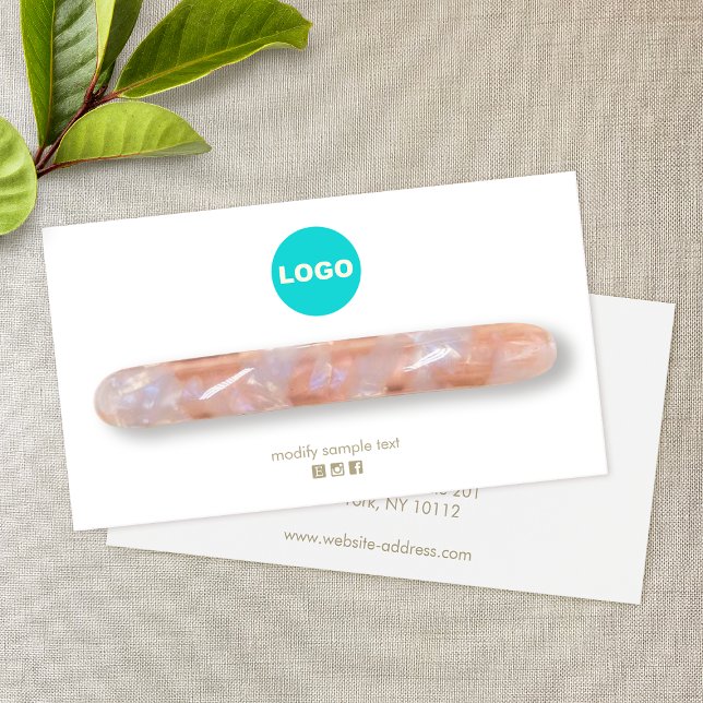 Plain Add You Logo Hairclip Barrette Display Card (Creator Uploaded)