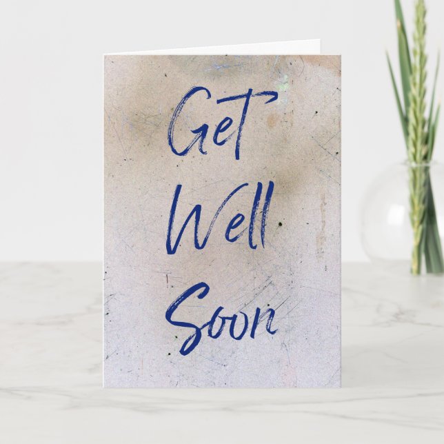 Plain and Simple Get Well Soon Card (Front)