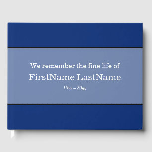 Plain and Subdued Wake Service Guestbook