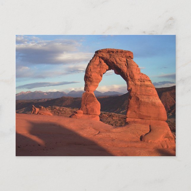 Plain Arches National Park, Utah Delicate Arch Postcard (Front)