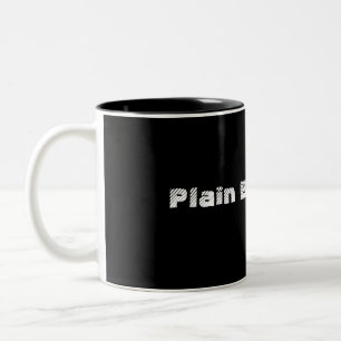 Plain Black Mug