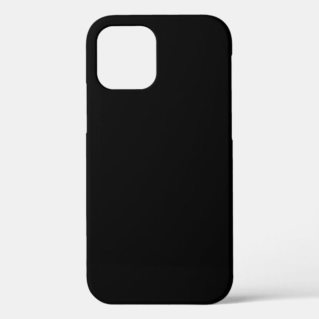 Plain Black Phone Case Blank (Back)
