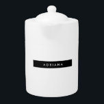 Plain Black White Professional Minimalist Name<br><div class="desc">Simple white,  modern,  minimalist design. This template can be customised to meet all professional occupations.</div>