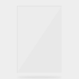 Plain Blank Transparent 20" x 30" Wedding Acrylic Sign