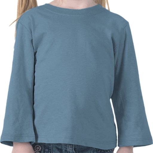 Plain blue toddler long sleeve t-shirt for kids | Zazzle