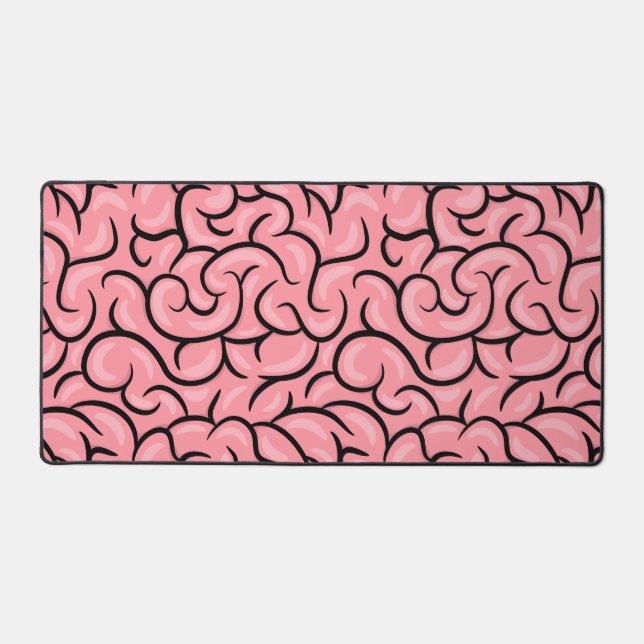 Plain Brain Desk Mat (Front)