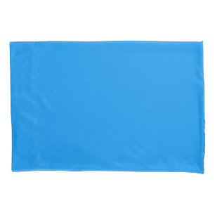 Plain Bright Blue  Pillowcase