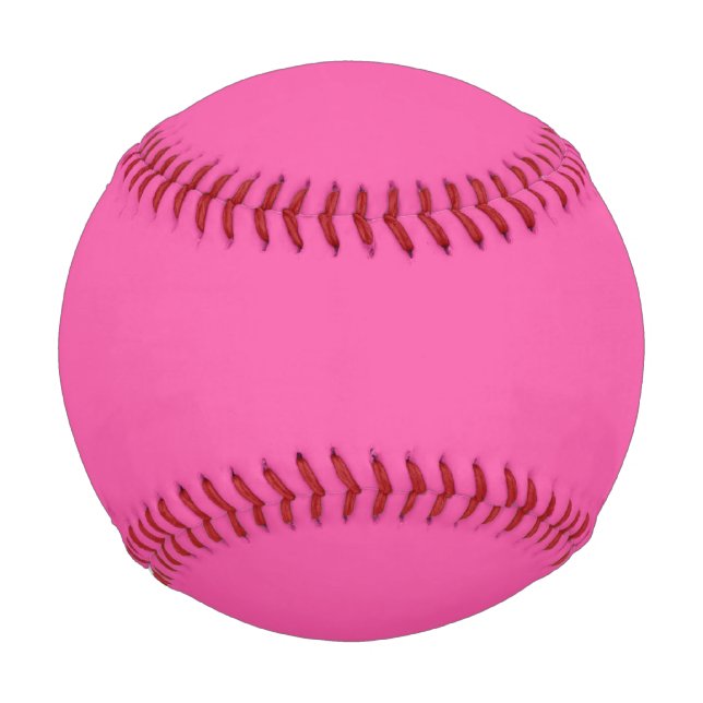 Plain bright hot pink baseball (Front)