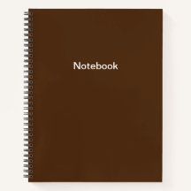 Plain Brown Notebook