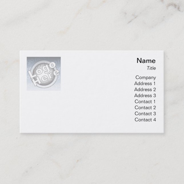 Plain Card - Business (Front)