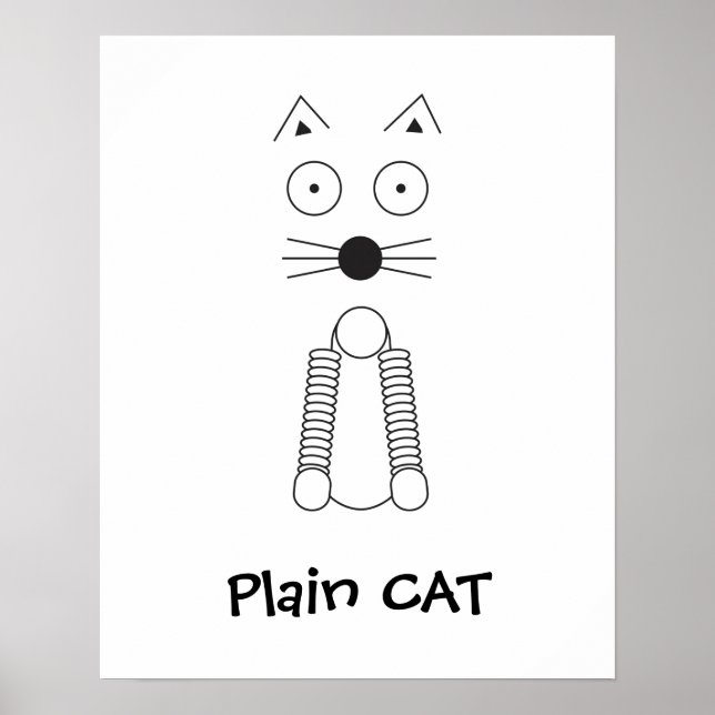 Plain CAT Poster (Front)