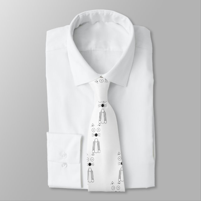 Plain CAT Tie (Tied)