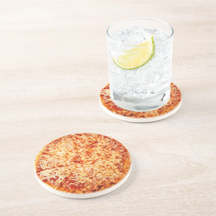 Plain Cheese Pizza Coaster