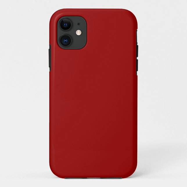 Plain Cherry Red Colour iPhone 5 Case-Mate Case (Back)