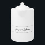 Plain Classical Minimalist Parisienne Calligraphy<br><div class="desc">Choose from Different Types and Sizes. Stylish Classical Simple Notepad Template For All Needs.</div>