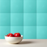 Plain color sea glass turquoise ceramic tile<br><div class="desc">Plain color sea glass turquoise design.</div>