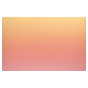 Plain colors - Yellow to Misty Pink ombre Fabric